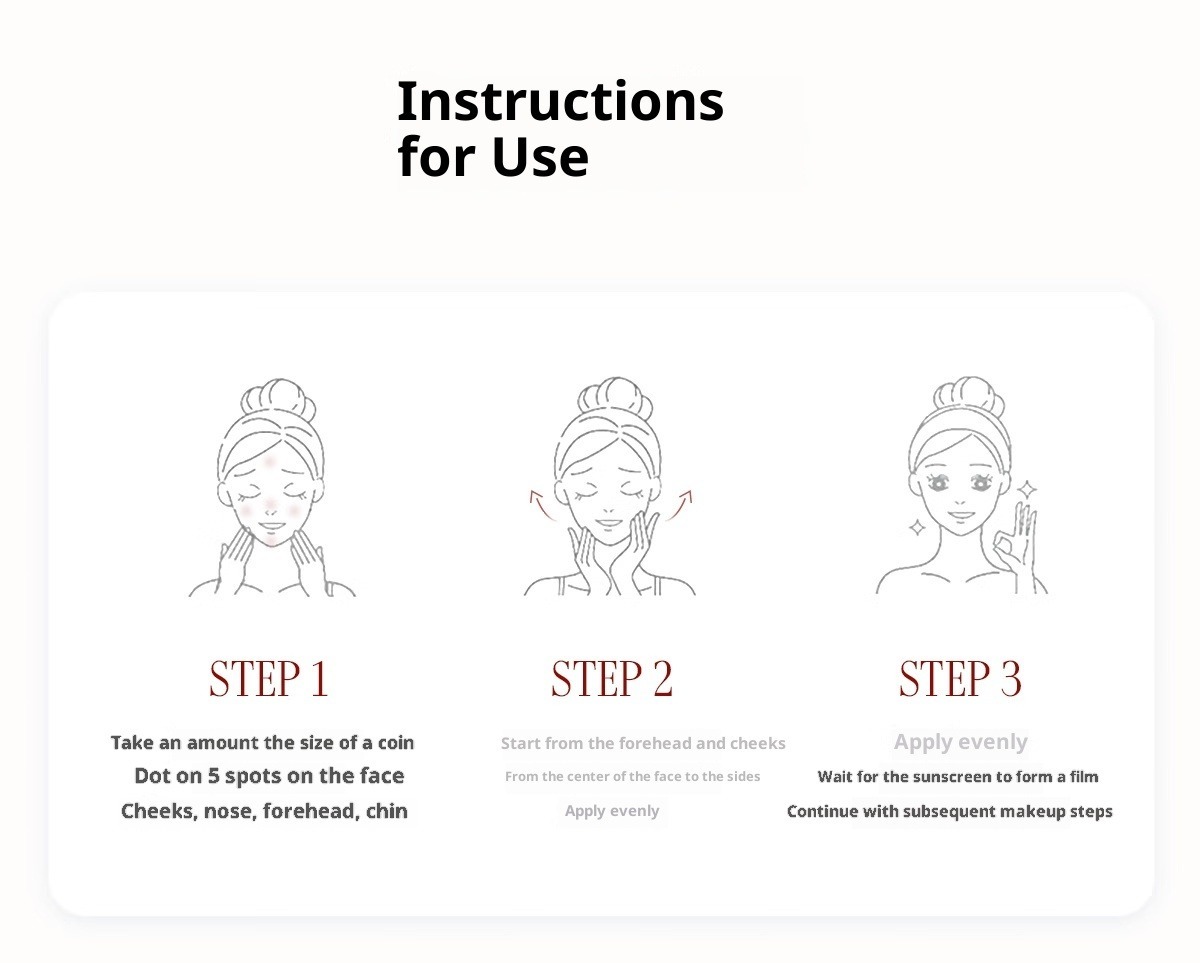 SHE LOG Sunscreen Lotion SPF50 for All Skin Types and Outdoor Use - Image 6